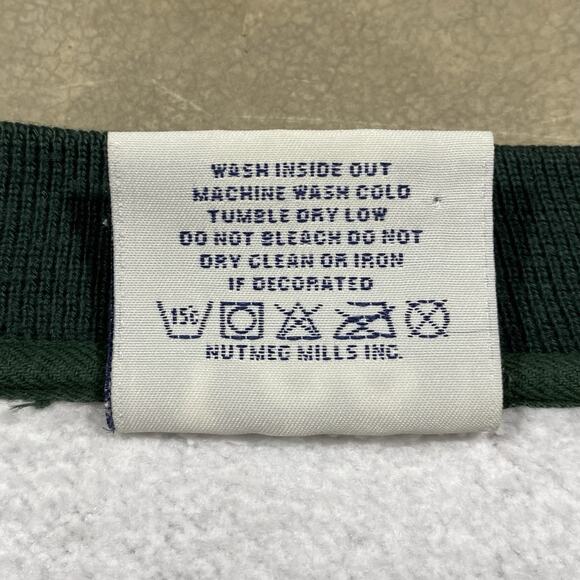 Green Bay Packers Lee Sport Sweatshirt XL Vintage 90s NFL Crewneck Gray - Picture 6 of 9